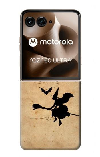 S2648 Vintage Halloween The Witches Ball Hülle Schutzhülle Taschen für Motorola Razr 60 Ultra, Razr Ultra 2025