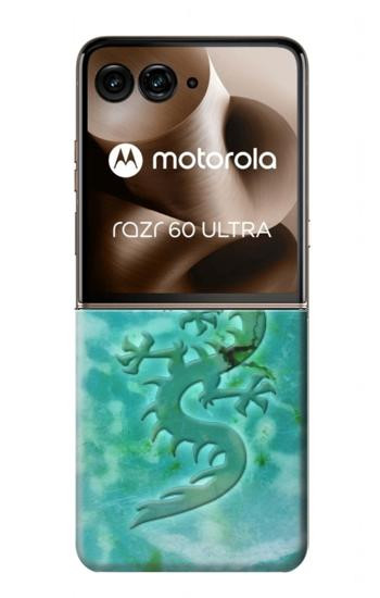 S2653 Dragon Green Turquoise Stone Graphic Hülle Schutzhülle Taschen für Motorola Razr 70 Ultra, 60 Ultra, 50 Ultra, Ultra 2026, Ultra 2025