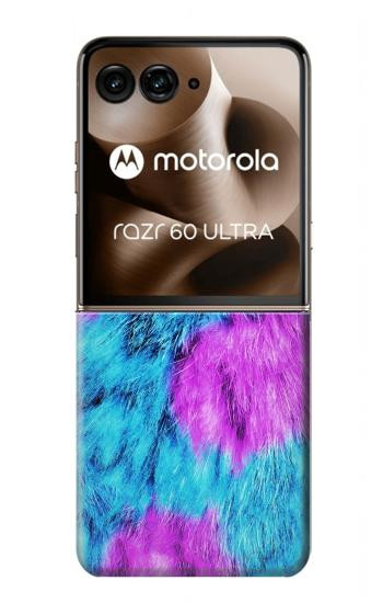 S2757 Monster Fur Skin Pattern Graphic Hülle Schutzhülle Taschen für Motorola Razr 70 Ultra, 60 Ultra, 50 Ultra, Ultra 2026, Ultra 2025