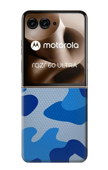 S2958 Army Blue Camo Camouflage Hülle Schutzhülle Taschen für Motorola Razr 70 Ultra, 60 Ultra, 50 Ultra, Ultra 2026, Ultra 2025