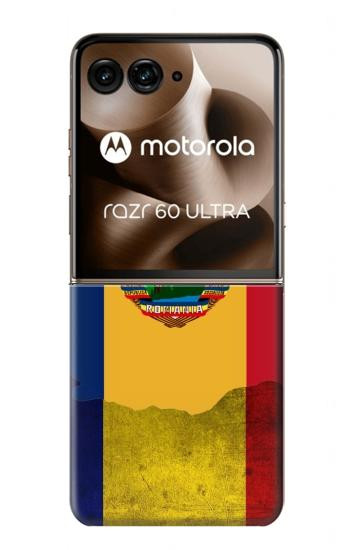 S3021 Romania Flag Hülle Schutzhülle Taschen für Motorola Razr 70 Ultra, 60 Ultra, 50 Ultra, Ultra 2026, Ultra 2025