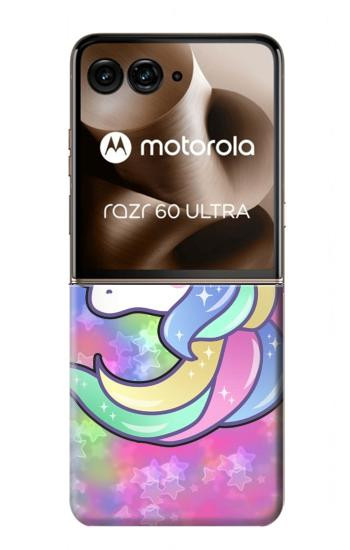 S3264 Pastel Unicorn Hülle Schutzhülle Taschen für Motorola Razr 70 Ultra, 60 Ultra, 50 Ultra, Ultra 2026, Ultra 2025