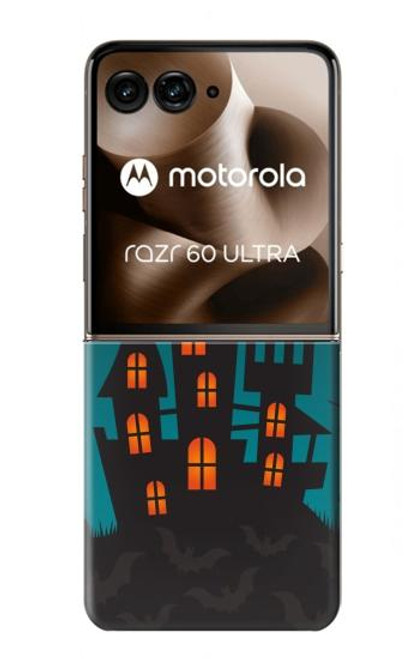 S3268 Halloween Festival Castle Hülle Schutzhülle Taschen für Motorola Razr 60 Ultra, Razr Ultra 2025