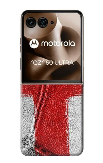 S3316 England Flag Vintage Football Graphic Hülle Schutzhülle Taschen für Motorola Razr 70 Ultra, 60 Ultra, 50 Ultra, Ultra 2026, Ultra 2025