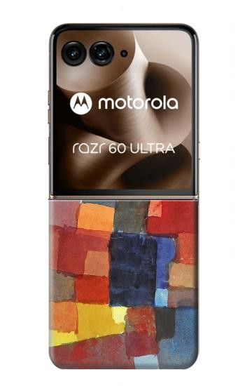 S3341 Paul Klee Raumarchitekturen Hülle Schutzhülle Taschen für Motorola Razr 70 Ultra, 60 Ultra, 50 Ultra, Ultra 2026, Ultra 2025
