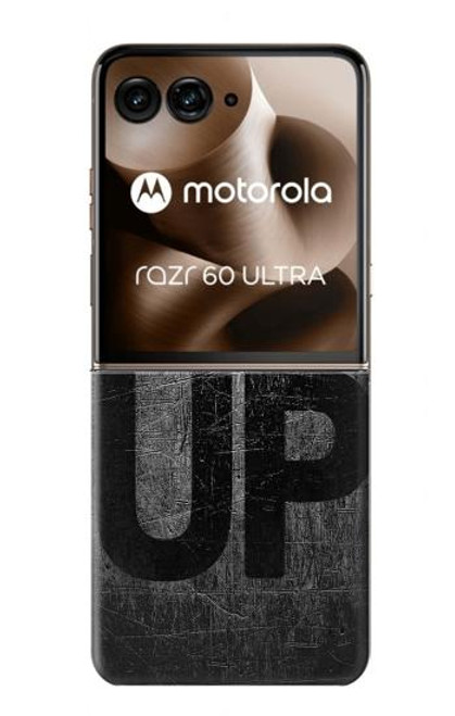 S3367 Never Give Up Hülle Schutzhülle Taschen für Motorola Razr 60 Ultra, Razr Ultra 2025