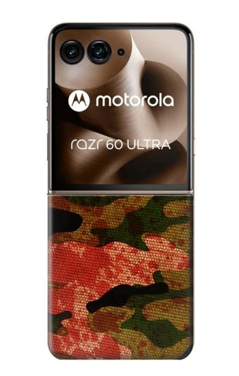 S3393 Camouflage Blood Splatter Hülle Schutzhülle Taschen für Motorola Razr 70 Ultra, 60 Ultra, 50 Ultra, Ultra 2026, Ultra 2025