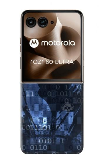 S3431 Digital Code Cyber Hacker Hülle Schutzhülle Taschen für Motorola Razr 70 Ultra, 60 Ultra, 50 Ultra, Ultra 2026, Ultra 2025