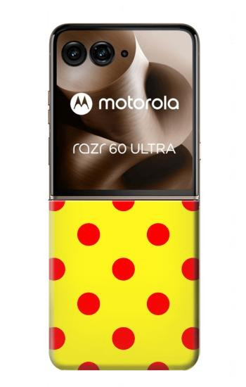 S3526 Red Spot Polka Dot Hülle Schutzhülle Taschen für Motorola Razr 70 Ultra, 60 Ultra, 50 Ultra, Ultra 2026, Ultra 2025