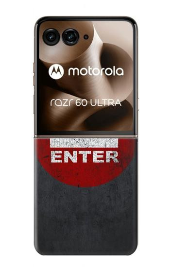 S3683 Do Not Enter Hülle Schutzhülle Taschen für Motorola Razr 70 Ultra, 60 Ultra, 50 Ultra, Ultra 2026, Ultra 2025