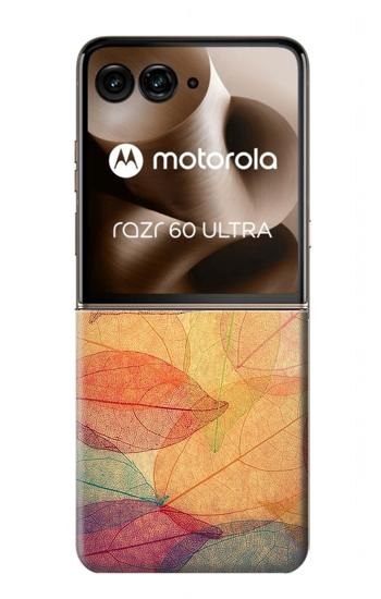 S3686 Fall Season Leaf Autumn Hülle Schutzhülle Taschen für Motorola Razr 70 Ultra, 60 Ultra, 50 Ultra, Ultra 2026, Ultra 2025
