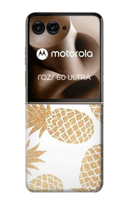 S3718 Seamless Pineapple Hülle Schutzhülle Taschen für Motorola Razr 60 Ultra, Razr Ultra 2025