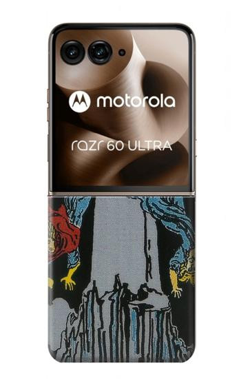 S3745 Tarot Card The Tower Hülle Schutzhülle Taschen für Motorola Razr 70 Ultra, 60 Ultra, 50 Ultra, Ultra 2026, Ultra 2025