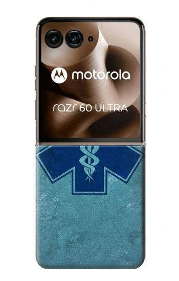 S3824 Caduceus Medical Symbol Hülle Schutzhülle Taschen für Motorola Razr 70 Ultra, 60 Ultra, 50 Ultra, Ultra 2026, Ultra 2025