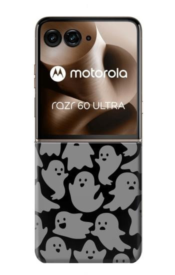 S3835 Cute Ghost Pattern Hülle Schutzhülle Taschen für Motorola Razr 70 Ultra, 60 Ultra, 50 Ultra, Ultra 2026, Ultra 2025