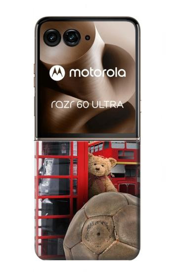 S3856 Vintage London British Hülle Schutzhülle Taschen für Motorola Razr 70 Ultra, 60 Ultra, 50 Ultra, Ultra 2026, Ultra 2025