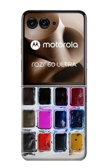 S3956 Watercolor Palette Box Graphic Hülle Schutzhülle Taschen für Motorola Razr 70 Ultra, 60 Ultra, 50 Ultra, Ultra 2026, Ultra 2025