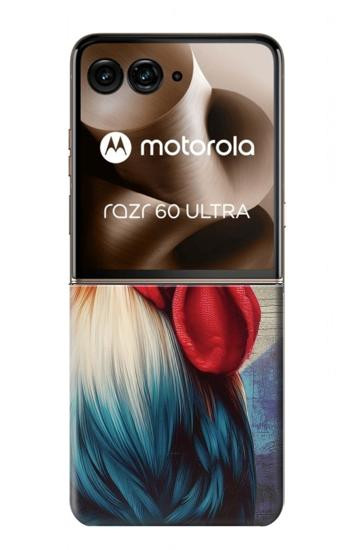 S3987 French Rooster Hülle Schutzhülle Taschen für Motorola Razr 70 Ultra, 60 Ultra, 50 Ultra, Ultra 2026, Ultra 2025
