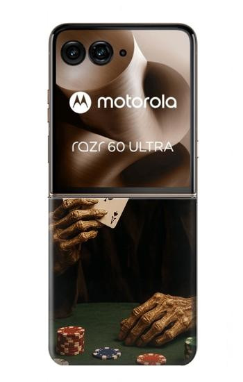 S3994 Grim Reaper Poker Win Hülle Schutzhülle Taschen für Motorola Razr 70 Ultra, 60 Ultra, 50 Ultra, Ultra 2026, Ultra 2025
