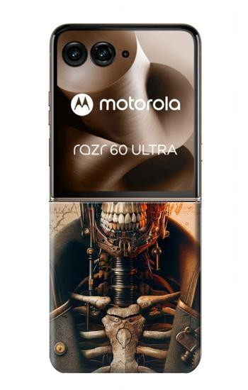S4018 Steampunk Pirate Skull Hülle Schutzhülle Taschen für Motorola Razr 70 Ultra, 60 Ultra, 50 Ultra, Ultra 2026, Ultra 2025