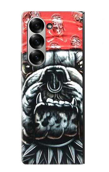 S0100 Bulldog American Football Hülle Schutzhülle Taschen für Samsung Galaxy Z Fold 7