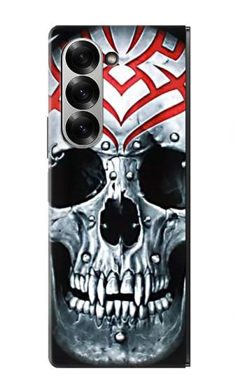 S0223 Vampire Skull Tattoo Hülle Schutzhülle Taschen für Samsung Galaxy Z Fold 7