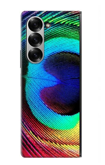 S0511 Peacock Hülle Schutzhülle Taschen für Samsung Galaxy Z Fold 7