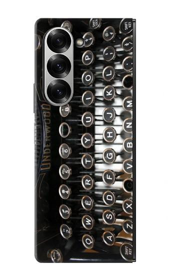 S0620 Typewriter Hülle Schutzhülle Taschen für Samsung Galaxy Z Fold 7