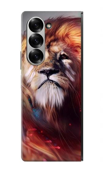 S0691 Leo Paint Hülle Schutzhülle Taschen für Samsung Galaxy Z Fold 7