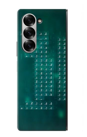S0846 Chemistry Periodic Table Hülle Schutzhülle Taschen für Samsung Galaxy Z Fold 7