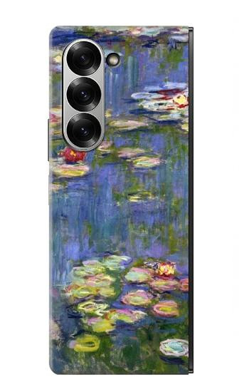 S0997 Claude Monet Water Lilies Hülle Schutzhülle Taschen für Samsung Galaxy Z Fold 7