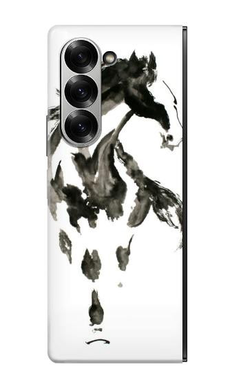 S1031 Horse Paintbrush Hülle Schutzhülle Taschen für Samsung Galaxy Z Fold 7
