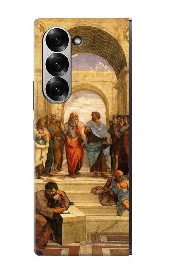 S1086 Raphael's School of Athens Hülle Schutzhülle Taschen für Samsung Galaxy Z Fold 7