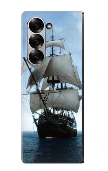 S1096 Sailing Ship in an Ocean Hülle Schutzhülle Taschen für Samsung Galaxy Z Fold 7