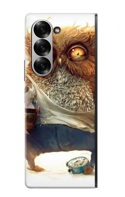 S1133 Wake up Owl Hülle Schutzhülle Taschen für Samsung Galaxy Z Fold 7
