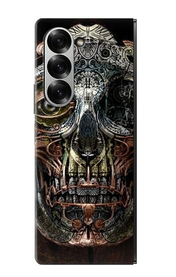 S1685 Steampunk Skull Head Hülle Schutzhülle Taschen für Samsung Galaxy Z Fold 7