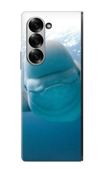 S1801 Beluga Whale Smile Whale Hülle Schutzhülle Taschen für Samsung Galaxy Z Fold 7