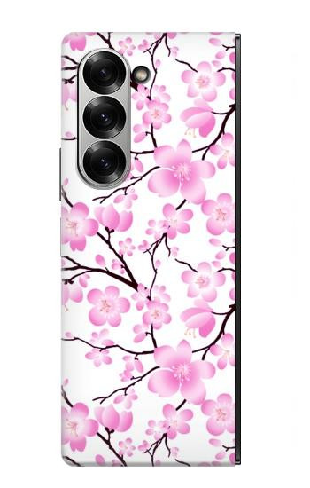 S1972 Sakura Cherry Blossoms Hülle Schutzhülle Taschen für Samsung Galaxy Z Fold 7