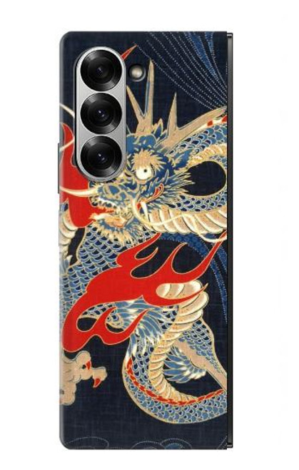 S2073 Japan Dragon Art Hülle Schutzhülle Taschen für Samsung Galaxy Z Fold 7