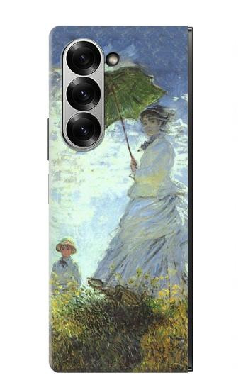 S2415 Claude Monet Woman with a Parasol Hülle Schutzhülle Taschen für Samsung Galaxy Z Fold 7