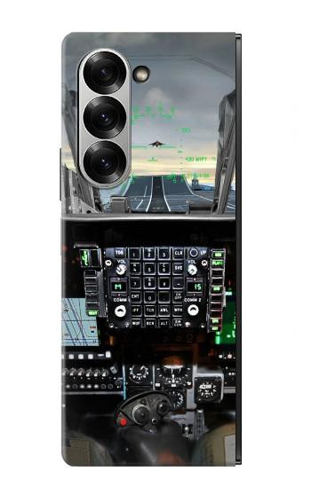 S2435 Fighter Jet Aircraft Cockpit Hülle Schutzhülle Taschen für Samsung Galaxy Z Fold 7
