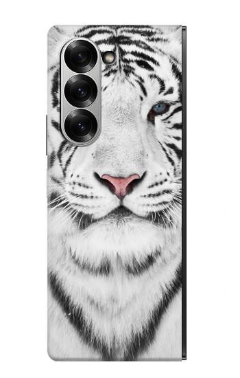 S2553 White Tiger Hülle Schutzhülle Taschen für Samsung Galaxy Z Fold 7
