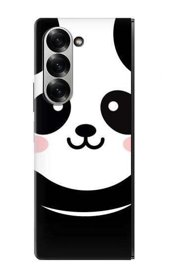 S2662 Cute Panda Cartoon Hülle Schutzhülle Taschen für Samsung Galaxy Z Fold 7