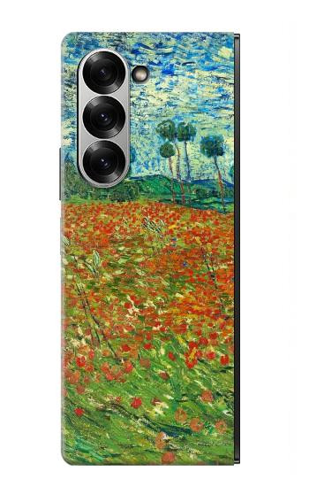 S2681 Field Of Poppies Vincent Van Gogh Hülle Schutzhülle Taschen für Samsung Galaxy Z Fold 7