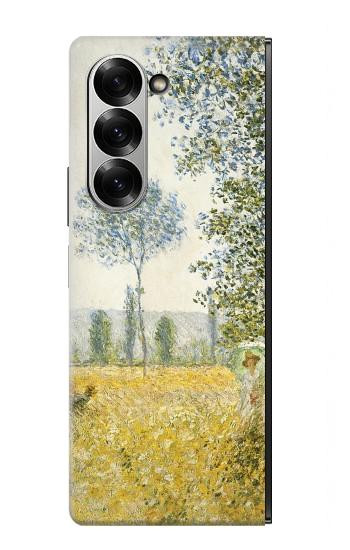 S2682 Claude Monet Fields In Spring Hülle Schutzhülle Taschen für Samsung Galaxy Z Fold 7