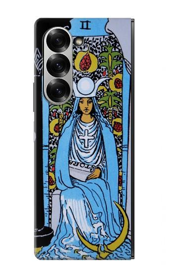 S2764 High Priestess Tarot Card Hülle Schutzhülle Taschen für Samsung Galaxy Z Fold 7