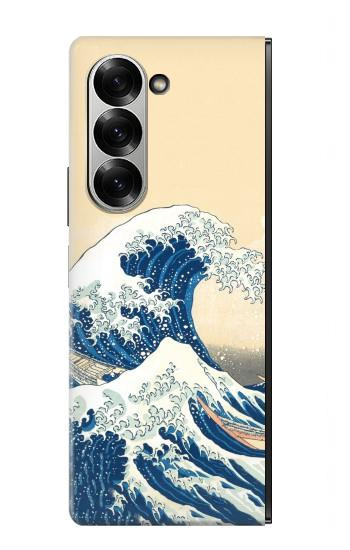 S2790 Hokusai Under The Wave off Kanagawa Hülle Schutzhülle Taschen für Samsung Galaxy Z Fold 7