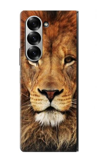 S2870 Lion King of Beasts Hülle Schutzhülle Taschen für Samsung Galaxy Z Fold 7
