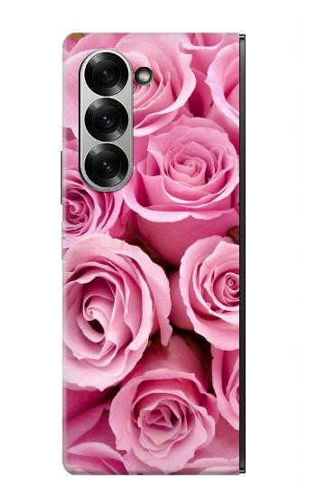 S2943 Pink Rose Hülle Schutzhülle Taschen für Samsung Galaxy Z Fold 7