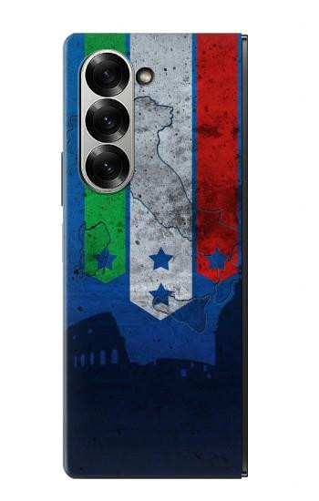 S2983 Italy Football Soccer Hülle Schutzhülle Taschen für Samsung Galaxy Z Fold 7